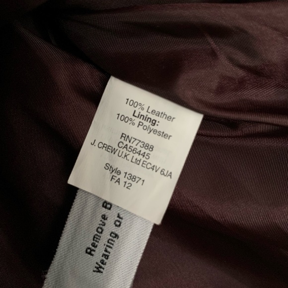 JCrew collection leather circle skirt - Picture 4 of 4